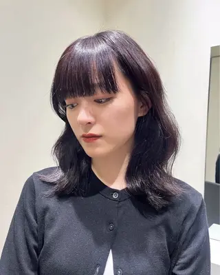 カラー 盛れるヘア♡ 似合わせカットのヘアスタイル
