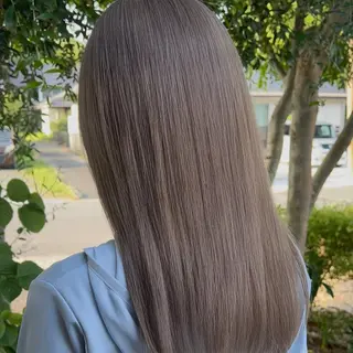 ロング カラー 【ベージュカラー】 【髪質改善】ｎａｅのヘアスタイル