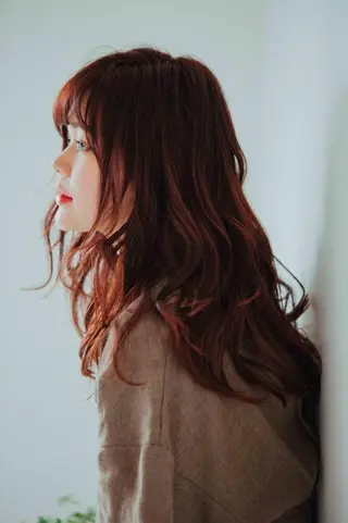 ロング カラー 山田 一輝のヘアスタイル