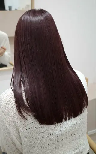 ロング カラー eN° by youres hair 銀座所属・銀座/髪質改善×縮毛 艶髪ユウビのヘアスタイル