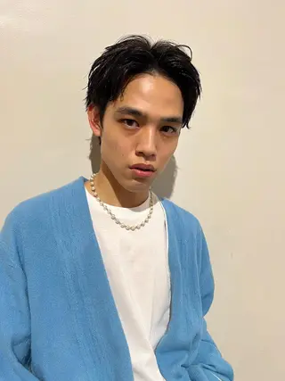 ショート パーマ メンズ おしゃれパーマ メンズ特化/みーまんのヘアスタイル