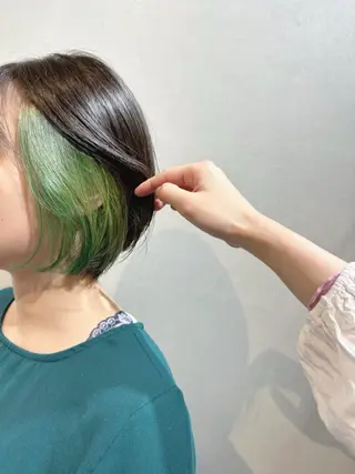 ショート カラー 💖ERI💖/酸性 ストレートNo.1のヘアスタイル