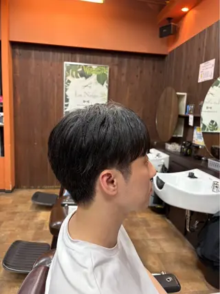 ミディアム ヘアアレンジ メンズ ヘア ドリーム ワイルド所属・北 彩音のヘアスタイル