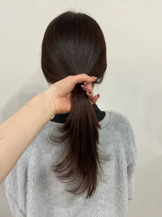 カラー 🍎韓国カラー licoris寛菜のヘアスタイル