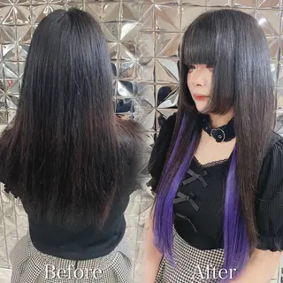 ロング ラブスタシー Lilyのヘアスタイル