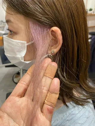 ミディアム カラー 銀座⚜️【脱白髪染め 美髪矯正】トグチのヘアスタイル