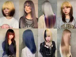 ショート Kro ハイトーン×デザインのヘアスタイル