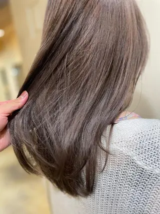 ミディアム カラー レイヤー/似合わせ TAKUYAのヘアスタイル