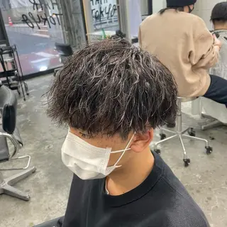 ショート パーマ メンズ メンズ特化美容師/ 藤戸 椋のヘアスタイル