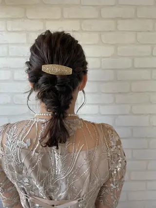 ヘアアレンジ 【髪質改善】 夏目結以のヘアスタイル