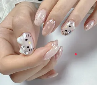 ネイル By moonネイル 🌷ワンホン/韓国風のネイルデザイン