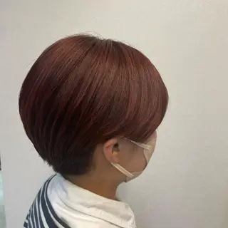 ショート カラー spin hair SOCOLA塚口のヘアスタイル
