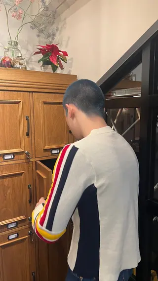 カラー 米山 すずののヘアスタイル