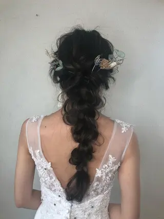 ロング カラー ヘアアレンジ 竹嶋 興樹のヘアスタイル