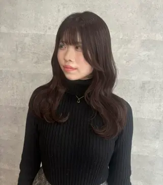 ロング カラー ヘアアレンジ SOY-KUFU高田馬場所属・レイヤー♡艶髪♡ 韓国風♡加藤あゆみのヘアスタイル
