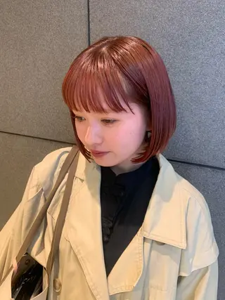 ショート カラー SALOWIN    銀座RAY 2所属・yamashika honokaのヘアスタイル