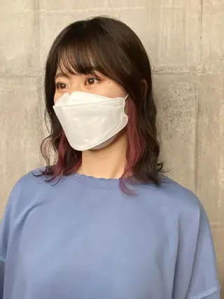 カラー 🩶韓国/似合わせ/ さわ🩶のヘアスタイル