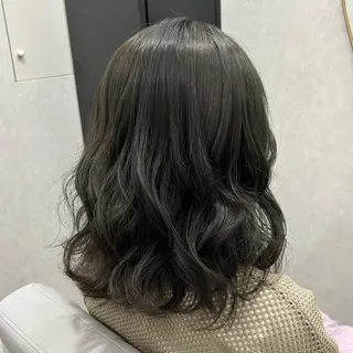 ミディアム カラー sita stylist　あみのヘアスタイル