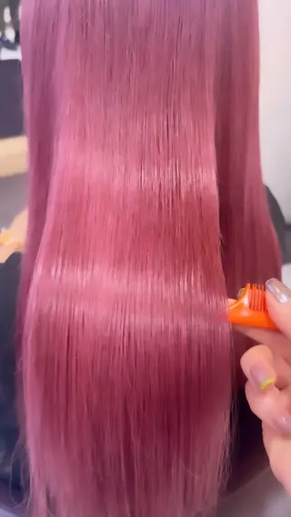 ロング カラー beaute錦糸町 🦖⋆͛yuka💚のヘアスタイル