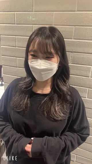 セミロング カラー Elena池袋店所属・💎透明感カラー Sarina💎のヘアスタイル