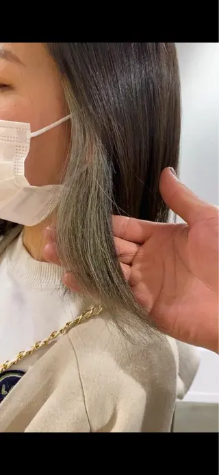 ミディアム 各務原/カラー/ブリ ーチお任せください!のヘアスタイル