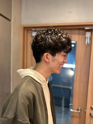ショート パーマ メンズ elimabyfif th調布🌙キホ🌙のヘアスタイル