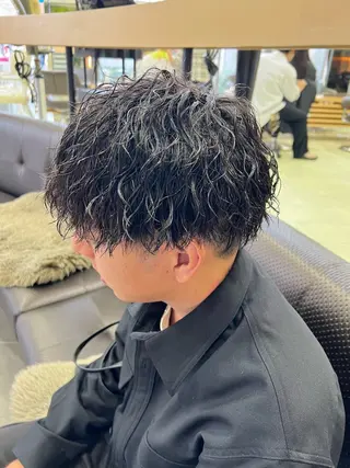 パーマ メンズ メンズカット/柏/韓 国/メンズパーマ航太のヘアスタイル