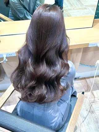 ロング カラー 北川 梨乃のヘアスタイル
