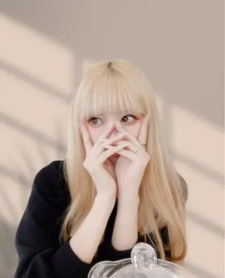 ロング カラー くすみミルクティー/ ブラウン🪡TOWAのヘアスタイル