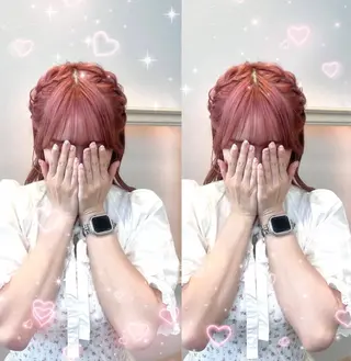 ロング ヘアメ/お呼ばれﾍｱ /横浜/nozomiのヘアスタイル