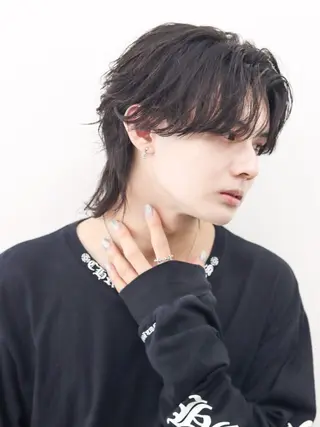 セミロング カラー パーマ ヘアアレンジ メンズ メンズ特化❤️🔥 RIKU❤️🔥のヘアスタイル