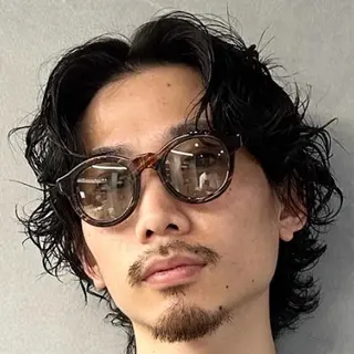 ミディアム パーマ ヘアアレンジ メンズ fifth Tokyo所属・fifth 石川 凪のヘアスタイル