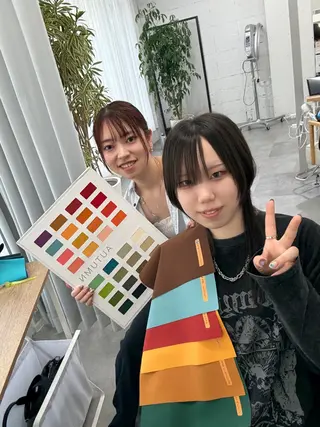 淡中 円花のヘアスタイル