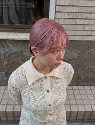 ミディアム カラー ヘアアレンジ 坂本 圭太朗のヘアスタイル