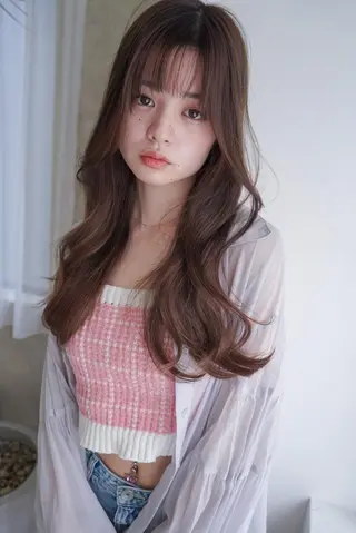 ロング ANGELICA JR奈良店のヘアスタイル