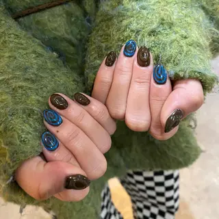 カラー ネイル scre as Etelのネイルデザイン