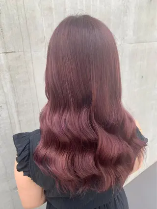 セミロング テラダ ココロのヘアスタイル