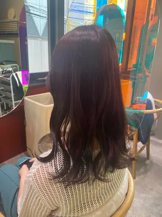 カラー 高発色ブリーチ/ ハイレイヤー🪽aiのヘアスタイル