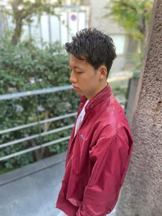 ショート カラー パーマ ヘアアレンジ メンズ CHIC share salon所属・ちこ .のヘアスタイル