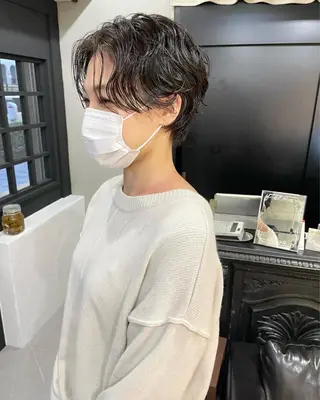 ショート パーマ kvell by urban.所属・ショート・ボブ ・ウルフ✂︎IMAIのヘアスタイル