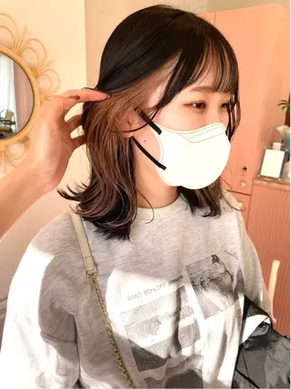 ミディアム カラー akim kaminoke所属・矢場町 🌟yopiのヘアスタイル