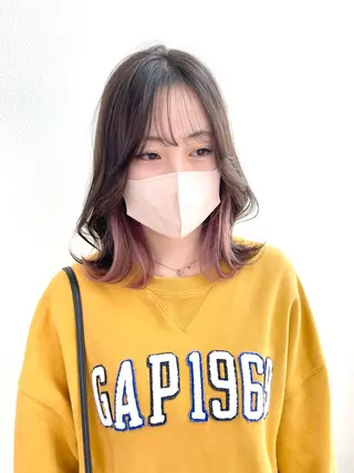 ミディアム 伊藤 一樹のヘアスタイル