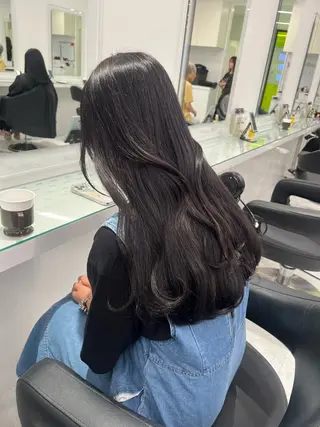 カラー ブリーチなし透明感 💗RYOTAのヘアスタイル
