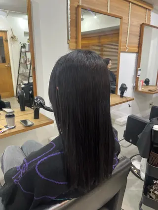 ロング ✨🎨ブリーチなし 透明感カラー✨美友のヘアスタイル