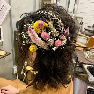 ミディアム まつパ・ヘアセット ♡Chinami♡のマツエク・マツパデザイン