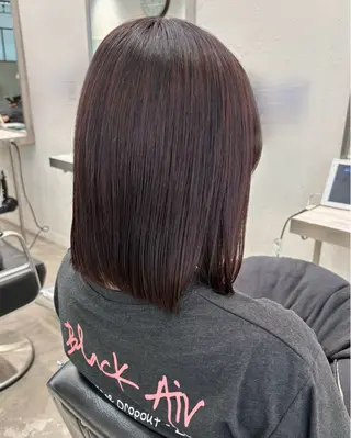 ミディアム カラー 髪質改善ストレート /暖色カラー🎀🪞のヘアスタイル