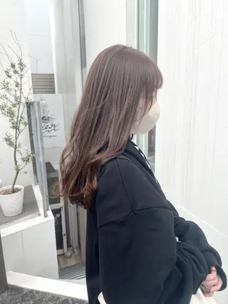 ミディアム カラー 佐藤史哉* 韓国レイヤー赤み除去のヘアスタイル