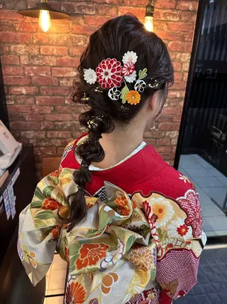 ヘアアレンジ mio/【日本橋】 パーマモデルのヘアスタイル