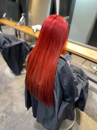 ロング カラー MINAMO 韓国レイヤーのヘアスタイル