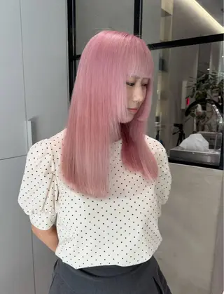 セミロング ハルヒ/ハイトーン/ ボブのヘアスタイル